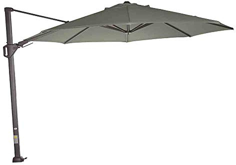 Siena Garden Ampelschirm Sunset N+ anthrazit/olive Ø 350cm
