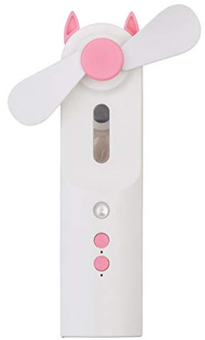 Yardwe Mini Ventilateur Personnel Rechargeable Avec Brumisation Ventilateur Usb Portable Et Silencieux Pour Bureau Et Voyage Rose
