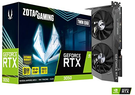 Zotac Karta graficzna GeForce RTX 3050 Twin Edge 8GB GDDR6 (ZT-A30500E-10M)