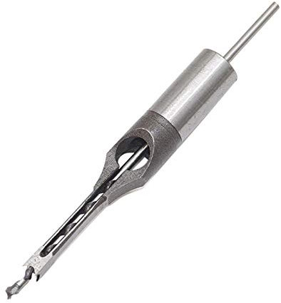 Broca de agujero cuadrado, Herramienta para trabajar la madera Taladro de agujero cuadrado para carpintería 10 mm Broca de taladro de taladro de cincel de sierra de agujero cuadrado hueco profesiona