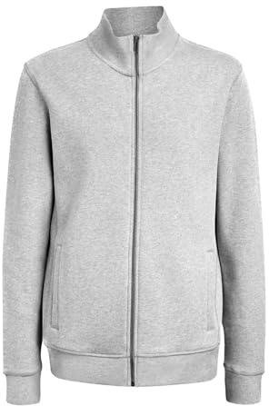 CHEMAGLIETTE! Felpa con Zip Intera Felpata Unisex in Cotone - Maglia Tuta