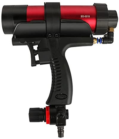 310ml Adjustable Pneumatic Glass Glue Gun Air Rubber Gun Tool Hard Glue Applicator Tool Caulking Gun Tool for caulking, Filling, Sealed, Home and Office