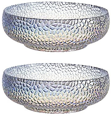 Ciotole Per Pasta Insalatiere Grandi Insalata Di Vetro Ciotola Dessert Ciotola Frutta Insalata Ciotola Pilate In Vetro Circolare Ciotola Di Ciotola Di Ciotola Di Ciotola Di Cucina Trasparente (2 Color