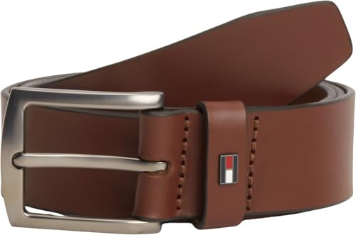 Tommy Hilfiger Herren Gürtel Denton 3,5 cm Ledergürtel, Braun (Winter Cognac), 95 cm