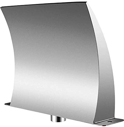HUIBBGO Fontana per Piscina in Acciaio Inox 7,9X4,5 Pollici, Fontana a Cascata per Piscina in Acciaio Inox 304, fontane per Piscina per Piscine interrate, cascate da Giardino per Esterni