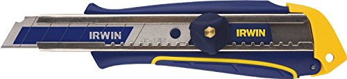 IRWIN 10507580 Coltello Professional con vite di fissaggio e lama Bi-Metallica prefratturata, 18 mm