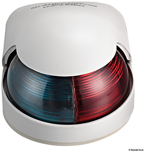 Osculati Decklicht zweifarbig rot/grün 225°