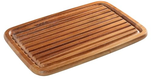 Zassenhaus Tabla de cortar pan de acacia, 42 x 27, 5 x 2 cm