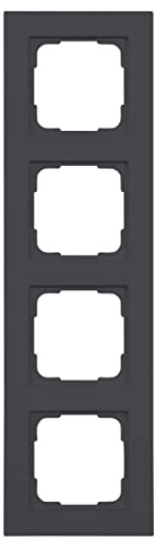Opus 512.904.51 Rahmen Kunststoff Anthrazit Fusion Frame 4-f, ANT Plastic, Anthracite Silky Gloss