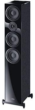 Heco Aurora 700, 3-Wege Standlautsprecher, HiFi-Lautsprecher, Lautsprecherbox für Musik und Heimkino, 1 Stück, Farbe:Piano Black