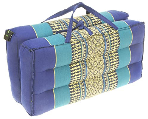Namesakes Kapok Yoga Bloc de méditation Coussin de yoga pliable Bleu foncé