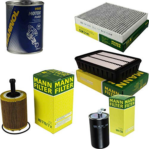 QR-Parts Set 85508641 9900 CUK 2141 C 27 003/1 HU 719/7 x WK 728 Original MANN-Filter Inspektionspaket SCT Motor Flush Motorspülung 11591433