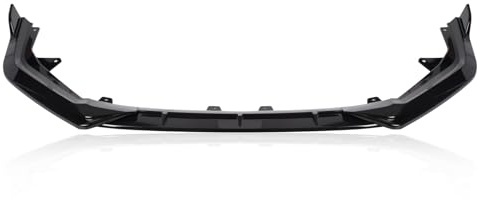 x xotic tech Exterior Front Bumper Lip Chin Spoiler Splitter Diffuser Extension Air Dam Guard Wing Protection Trim Body Kit Compatible with Honda Civic Sedan 4DR 11th Gen 2022-2024, Glossy Black- 3PCS
