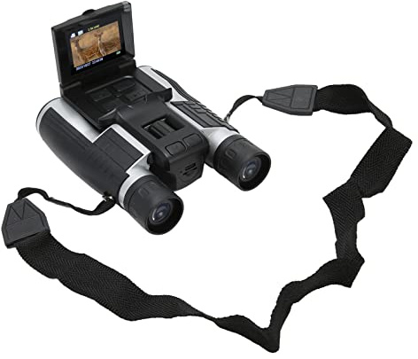 Binocolo Digitale con Display LCD da 2,4 con Fotocamera, Binocolo Digitale 8X 1080P Fotocamera Telescopio per Fotocamera, Telescopio Video per Guardare gli Sport di Calcio, Regali