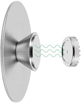 Magnetic Soap Holder Self Draining Bar Soap Holder for Shower Wall, Stainless Steel Soap Savers, Kitchen/Bathroom Soap Dishes, Easy Clean (1)