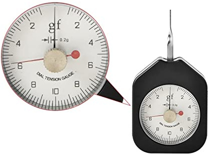 Dinamometri, Tipo di misuratore di pressione di tensione portatile analogica 30G 50G 100G 150G 300G 500G Misuratore di tensione a doppio puntatore(ATG-10-2)