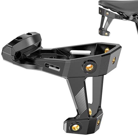 WEEVDRIE Doppelter Trinkflaschenhalter Adapter, 4,1 Zoll Lang,Fahrrad Flaschenhalter Montagebasis,Trinkflaschenhalter Sattelhalterung,mit Schrauben,für Fahrrad,MTB(Länge unter 4,1 Zoll)