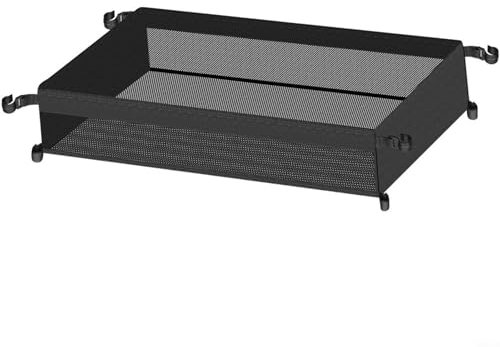 Organiseur d'extérieur essentiel, portable pour table de camping, sac de rangement, sac en filet pliable (L)