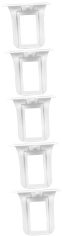 CONGARTENO 5pièces Étagère Murale Détachable Pour Prises Électriques Support Pratique Punch Câbles De Chargement Rack Électrique Polyvalent