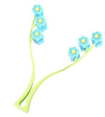 Outil de masseur de visage, masseur de rouleau facial - Outil de beauté du visage en Y - Équipement de relaxation manuel portable, rouleau de fleurs 3D élastiques pour le soin d