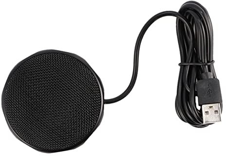 Veemoon 360grado Microfono USB Omnidirizionale per Sala Conferenze e Teleconferenze Microfono Condensatore per Computer Desktop e Laptop per Lezioni Online e Riunioni