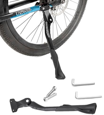 Sitbfoam 24-29 Zoll Höheverstellbar Aluminiumlegierung Fahrrad Ständer bis 35kg Traglast, rutschfest Seitenständer,Stabil Fahrradständer für Mountainbike,E-Bike,Rennrad,Cityrad (Cycling-2)