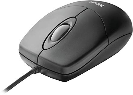 Trust Basi Mouse a 3 Tasti con Tecnologia Ottica, Nero