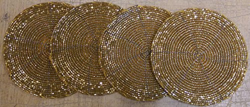 Set de 4 posavasos de cristal