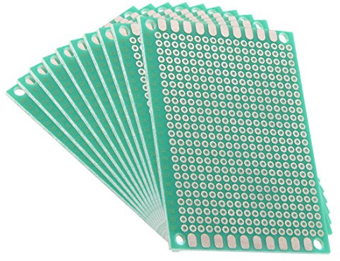 sourcing map 10 Stück 5x7cm Einseitige Universal Leiterplatte für DIY Löten DE de