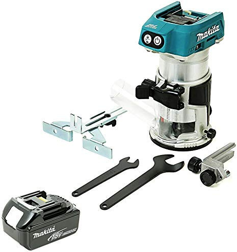 Makita DRT50ZX4 18V Brushless Router/Trimmer with 1 x 5.0Ah Battery