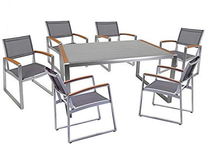 Gravidus 7-teilige Gartengarnitur aus Aluminium