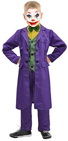 Ciao- Joker costume travestimento bambino originale DC Comics (Taglia 10-12 anni)