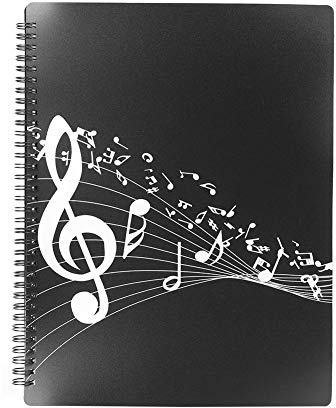 A4 Größe 40 Seiten Notenordner Klavier Notenordner für Spieler, Musiker, Studenten Notenmappe Für Notenblätter