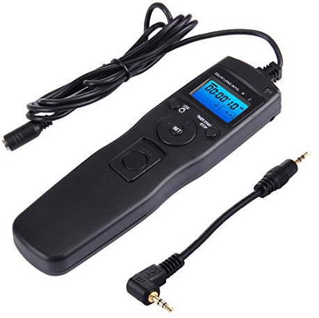Hwj RST-7001 LCD Screen Time Lapse Intervalometer Shutter Release Digital Timer Remote Controller with C6 Cable for CANON 1000D/550D/60D, PENTAX:K20D/K200D/K10D, SAMSUNG GX-20/GX-10 Camera happy amand