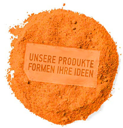 TFC Troll Factory Tagesleuchtpigmente I Fluoreszierende Pigmente I DIY-Projekte I Neon-Farben I zum Basteln, Malen I orange, 100g