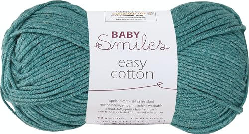 Schachenmayr Baby Smiles Easy Cotton, 9807306-01064, Farbe:Aquamarine, Handstrickgarne onesize