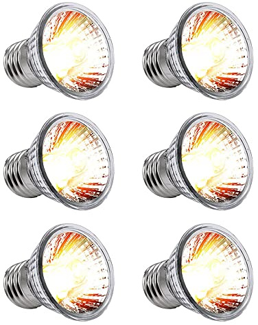 NEWFUN Lampada UVA UVB 25W per Tartarughe - Lampadina Riscaldante per Rettili e Habitat per Animali Domestici
