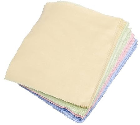 GLEAVI Mikrofaser Brillenreinigungstücher 100 Stück 13x13cm Linsenreinigungstuch Für Brillen Und Bildschirme Effektiv Gegen Fingerabdrücke Und Öle Wiederverwendbar Und Sanft Für