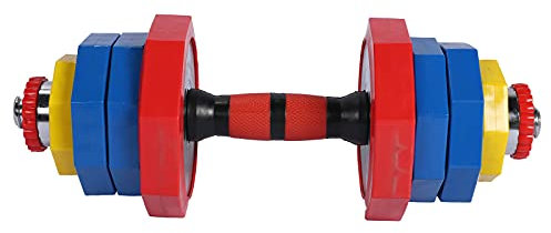 UsmAsk Verstellbare Hantel, 5 schnell verstellbare Gewichte der Klasse in Einer einzelnen Hantel, Hantelgewichte-Set für Krafttraining zu Hause, Gewichte Hantel-Handgewichte 10er-Set