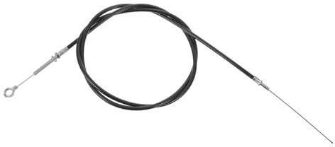Go Kart Throttle Cable 71 Inch Two Piece Set Black Plastic