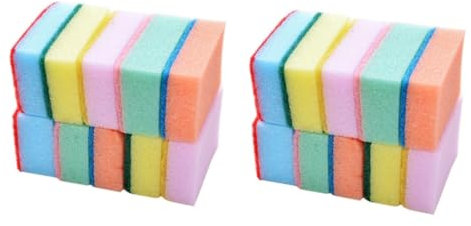 minkissy 2 Sätze Geschirrspülpad Kitchen Sponge Mutfak Aksesuarları Scheuerschwamm Für Die Küche Reinigungsschwamm Pad Sauber Küchenreinigungsschwamm Schwamm Zum Geschirrspülen 50 Stück * 2