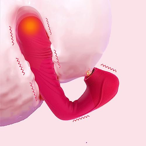 Vibratoreper Professionale Sex Toys Vibratore per Punto G Squirting Dildo Realistico Vibratori Clotoride Pene Sexytoysys Donna Uomo Coppia Ricarica USB impermeabile (Violeta D)