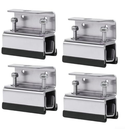 Homeponnew Kit di montaggio per pannello solare sul tetto, kit di montaggio per portapacchi in acciaio inox resistente, per camper, yacht, bagagli, set di telaio di supporto fotovoltaico per