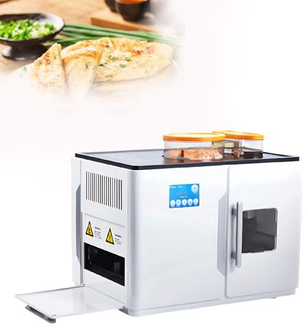 WEICNE Machine À Rotis Naan Crêpière Automatique, Écran Tactile Intelligent, Préparation De 8 Pièces en Une Seule Fois (Chapatis, Tortillas, Dosas, Tawas)