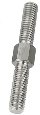 Barre filetée à Double tête en acier inoxydable M14 304, filetage gauche et droit, boulons à tige filetée à Double extrémité(80mm)