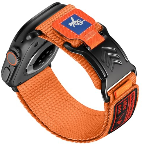 Epova Kompatibelt med Apple Watch Ultra 3-armband, 49 mm – Ultra 2 Watch-armband, herr, justerbart nylonsportband med magnetstängning för iWatch SE armband Series 11 10 9 8 7 6 5 4 3 2 1, 49/46/45/44