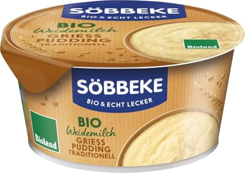 Bio Weidemilch Grießpudding Traditionell 6 x 150 g