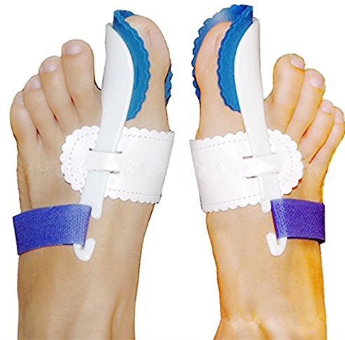 CareforYou Night Time Splint Stor Tå Plattång Bunion Hallux Valgus Korrigerare Plast Enkel Fotsmärta och förhindrar Kirurgi