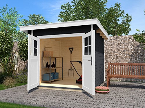 weka Gartenhaus 179 Gr. 3, anthrazit, 28 mm, DT