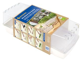 Kiepenkerl BIO MicroGreen Duo-Garden 618602, Anzuchtset | Anzuchtset für frische Keimsprossen & Microgreens, inkl, 2 Bio-Samenpads & Bio-Saatgut